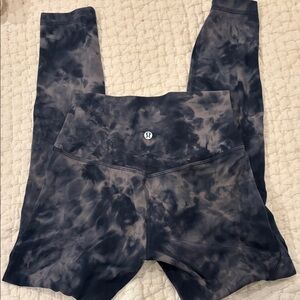 Lululemon align dark blue Tie-Dye Leggings